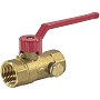 Краны трёхходовые DN 15-20 PN 16 с дренажными патрубками муфтовые рычаг Пензапромарматура купить в Ярославле | "Проконсим"