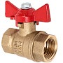 Краны латунные шаровые 11Б27фт1М DN 15-32 PN 40 бабочка муфта-муфта Valfex.217 DeltaPro купить в Ярославле | "Проконсим"