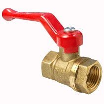 Краны латунные шаровые 11Б27фт1М DN 15-50 PN 40 рычаг муфта-муфта Valfex.214 купить в Ярославле | "Проконсим"