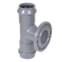 Тройники НПВХ раструбные SDR26 DN 110-315 PN 10 фланцем Хемкор купить в Ярославле | "Проконсим"
