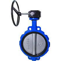 Затворы поворотные дисковые 32ч301р DN 250 PN 10-16 межфланцевые с редуктором ЛМЗ Семенов купить в Ярославле | "Проконсим"