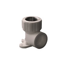 Угольник установочный ПП 20-1/2'' PN 25 с внутренней резьбой серый купить в Ярославле | "Проконсим"