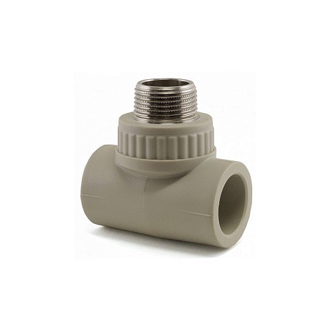 Тройник комбинированный НР VALFEX 25x25 PN 25 G-1/2'' НР серый купить в Ярославле | "Проконсим"