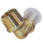 Угольники латунные под надвижную гильзу PEX DN 16-32 с наружной резьбой Hipex купить в Ярославле | "Проконсим"