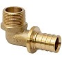 Угольник латунный для PEX труб 16-1/2'' под надвижную гильзу с наружной резьбой MVI SF.632.0404 купить в Ярославле | "Проконсим"