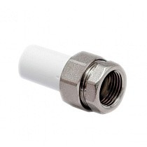 Муфты ПП трубные разъёмные DN 20-40 PN 25 с внутренней резьбой американка белые Valfex купить в Ярославле | "Проконсим"