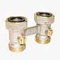Узел нижнего подключения Vekotrim DN 15 PN 10 прямой двухтрубный 20-3/4'' c накидной гайкой, муфта купить в Ярославле | "Проконсим"