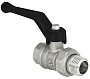 Кран латунный шаровой 11Б27фт1М DN 15 PN 40 никелированный рычаг-американка Valfex.223 DeltaPro купить в Ярославле | "Проконсим"