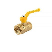 Краны латунные шаровые Галлоп газовые DN 40 PN 16 муфта-муфта рычаг купить в Ярославле | "Проконсим"