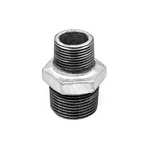 Ниппель чугунный DN 20-50 PN 16 переходный оцинкованный штуцер-штуцер Fittex Plus купить в Ярославле | "Проконсим"