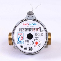 Счетчики горячей воды СВ DN 15 PN 16 до 90гр. муфтовые с обратным клапаном без МК ЭКО НОМ купить в Ярославле | "Проконсим"