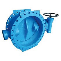 Затворы поворотные дисковые DN 100-600 PN 16 фланцевые с чугунным диском с редуктором FAF 3800 купить в Ярославле | "Проконсим"