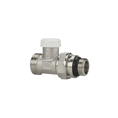Клапан радиаторный VARMEGA VM10312 DN15x20 PN10 прямой настроечный G-1/2''х3/4'' еврокомус, с уплотнением штуцер купить в Ярославле | "Проконсим"