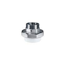 Муфты ПП DN 75-110 PN 25 разъёмные с наружной резьбой белые Valfex купить в Ярославле | "Проконсим"