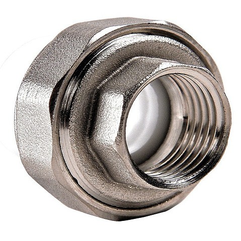 Муфта ПП разьемная 25-1/2'' PN 25 раструбная белая РВК купить в Ярославле | "Проконсим"
