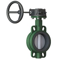 Затворы чугунные дисковые DN 40-600 PN 16 межфланцевые с чугунным диском с редуктором GALA Тип.2302H-G купить в Ярославле | "Проконсим"