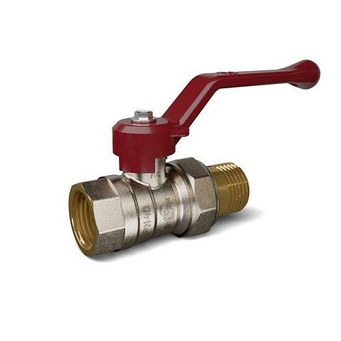 Кран латунный шаровой Temper 88.В-А.34.Р DN 20 PN 40 американка никелированный рычаг купить в Ярославле | "Проконсим"