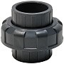 Муфта разборная НПВХ DN 50 PN 16 клеевая уплотнение EPDM черная Aquaviva BOD0500 купить в Ярославле | "Проконсим"