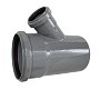 Тройник ПП для канализации переходной косой 45гр. 110-50 Valfex