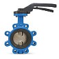 Затвор дисковый поворотный DN 65 PN 16 межфланцевый с резьбовыми проушинами диском из чугуна уплотнение-NBR ручной FAF 3651065 купить в Ярославле | "Проконсим"