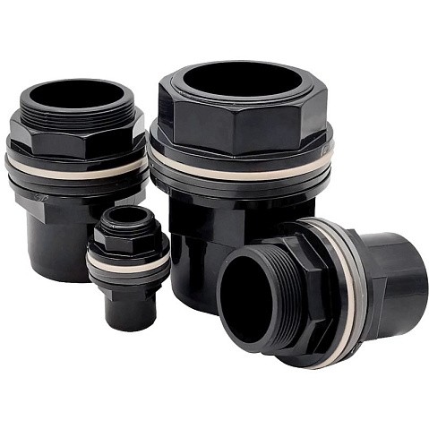 Танк-адаптер НПВХ DN 63х75-2 1/2" с наружной резьбой черный Aquaviva RERAKE063H купить в Ярославле | "Проконсим"
