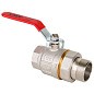 Кран латунный шаровой MVI BV.520 DN 40 PN 40 никелированный полнопроходной американка рычаг купить в Ярославле | "Проконсим"