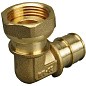 Угольник латунный для PEX труб 20-3/4'' PN 10 OP под надвижную гильзу с накидной гайкой ONE PLUS купить в Ярославле | "Проконсим"
