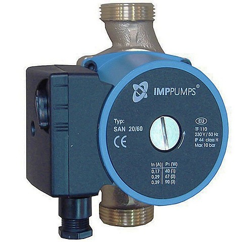 Насос циркуляционный с мокрым ротором IMP PUMPS SAN трехскоростной, резьбовой купить в Ярославле | "Проконсим" Насос циркуляционный с мокрым ротором IMP PUMPS SAN трехскоростной, резьбовой купить в Ярославле | "Проконсим"