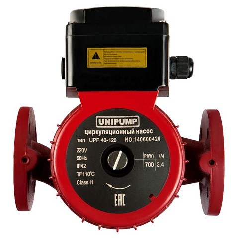 Насос циркуляционный с мокрым ротором UNIPUMP PN 10 110гр.UPF 32-120,L 220, 500Вт 1х220В 1 скорость фланцевый, 83924 купить в Ярославле | "Проконсим"