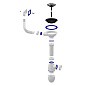 Сифон для мойки Unicorn В410P, без отвода, 3 1/2'' х40 чаша из нержавеющей стали, прямоугольный перелив купить в Ярославле | "Проконсим"
