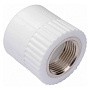 Муфта комбинированная ПП 20-1/2'' PN 25 с внутренней резьбой белая РТП 10652