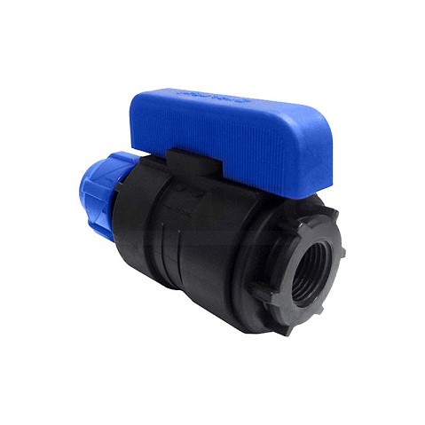 Кран шаровой компрессионный Valfex DN-25 PN-16 G-1/2'' цанга-муфта купить в Ярославле | "Проконсим"
