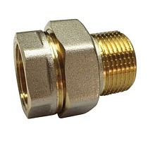 Американки латунные DN 15-50 PN 40 никелированные муфта-штуцер прямые купить в Ярославле | "Проконсим"