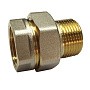 Американки латунные DN 15-50 PN 40 никелированные муфта-штуцер прямые купить в Ярославле | "Проконсим"
