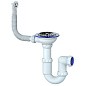 Сифон для мойки Unicorn Y411, без отвода, 3 1/2'' х40 чаша из нержавеющей стали, круглый перелив купить в Ярославле | "Проконсим"