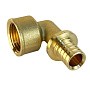Угольник латунный для PEX труб 16-1/2'' PN 16 S-2,2мм под надвижную гильзу Valfex VF.452.AF купить в Ярославле | "Проконсим"