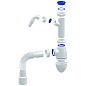 Сифон для умывальника Unicorn А520V, 40х50 гибкий отвод, 1 1/2'' х40 с отводом для стиральной машины преходник 40х32 купить в Ярославле | "Проконсим"