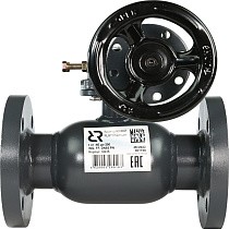 Краны стальные шаровые регулирующие DN 65-600 PN 16 цельносварные фланцевые с редуктором JIP-FF РИДАН купить в Ярославле | "Проконсим"