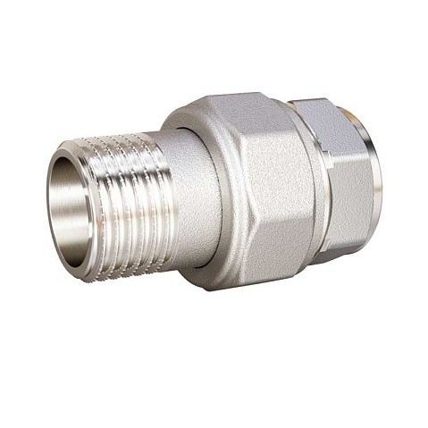 Американки латунные DN 15-50 PN 40 никелированные муфта-штуцер прямые LD Pride купить в Ярославле | "Проконсим" Американки латунные DN 15-50 PN 40 никелированные муфта-штуцер прямые LD Pride купить в Ярославле | "Проконсим"