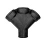 Крестовина ЧК (чугунная канализация) косая 45гр. Дн 50- 50- 50 купить в Ярославле | "Проконсим"