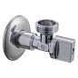 Кран латунный шаровой угловой MVI BV.464 DN 15-20 PN 10 штуцер бабочка купить в Ярославле | "Проконсим"