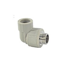 Угольники ПП DN 20-32 PN 25 комбинированные с наружной резьбой серые Valfex купить в Ярославле | "Проконсим"