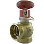 Клапан пожарный латунный КПЛМ DN 50 PN 16 угловой 90гр. муфта-штуцер с датчиком ДППК 20,5 Апогей купить в Ярославле | "Проконсим"