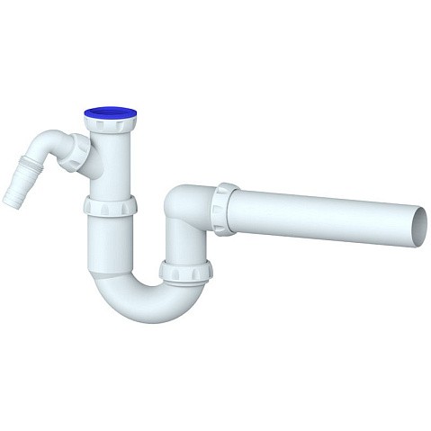 Сифон для умывальника Unicorn Y510V, 40х40 прямой отвод, 1 1/2'' х40 преходник 40х32 купить в Ярославле | "Проконсим"