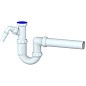 Сифон для умывальника Unicorn Y510V, 40х40 прямой отвод, 1 1/2'' х40 преходник 40х32 купить в Ярославле | "Проконсим"