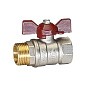 Кран латунный шаровой Temper 88.В-Н.1.Б DN 25 PN 40 бабочка муфта-штуцер купить в Ярославле | "Проконсим"