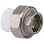 Муфта комбинированная ПП 32-1/2'' PN 25 разъёмная с внутренней резьбой белая PlasticPro купить в Ярославле | "Проконсим"