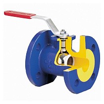 Кран шаровой DN 200 PN 16 чугунный 400мм уплотнение PTFE фланцевый полный проход с ISO Zetkama zBAL.565  купить в Ярославле | "Проконсим"