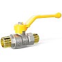 Кран латунный шаровой LD Pride GAS DN15 PN 40 никелированный рычаг штуцер-штуцер купить в Ярославле | "Проконсим"