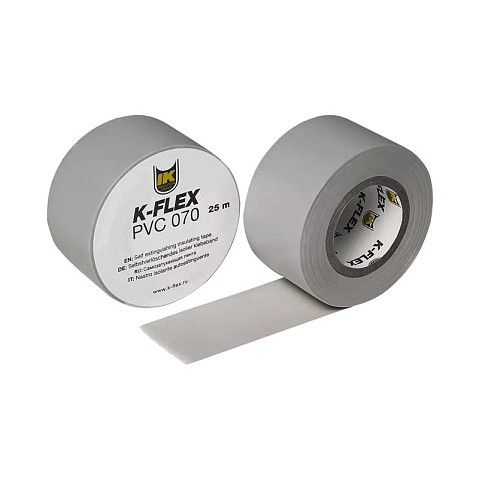 Лента теплоизоляционная K-FLEX PVC AT 070, DN 38, L = 25м, Tmax = 125гр. серый купить в Ярославле | "Проконсим"